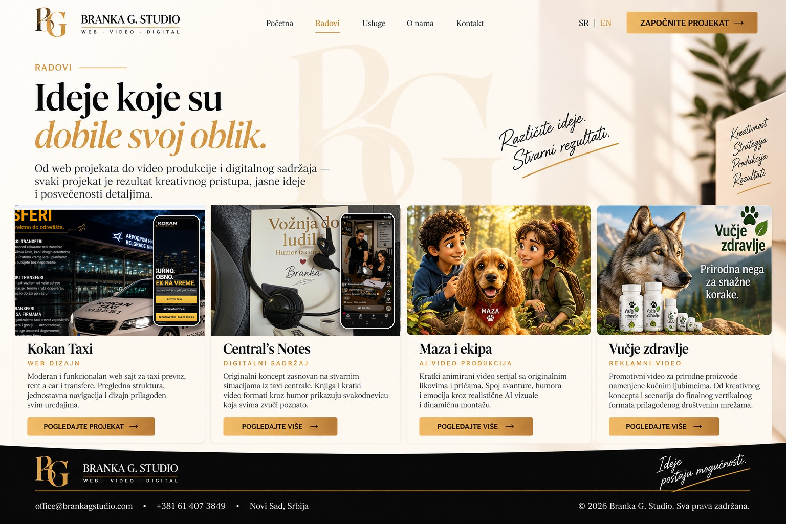 Radovi — Branka G. Studio